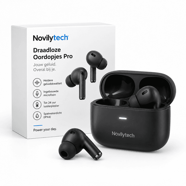 Novilytech Draadloze Oordopjes Pro
